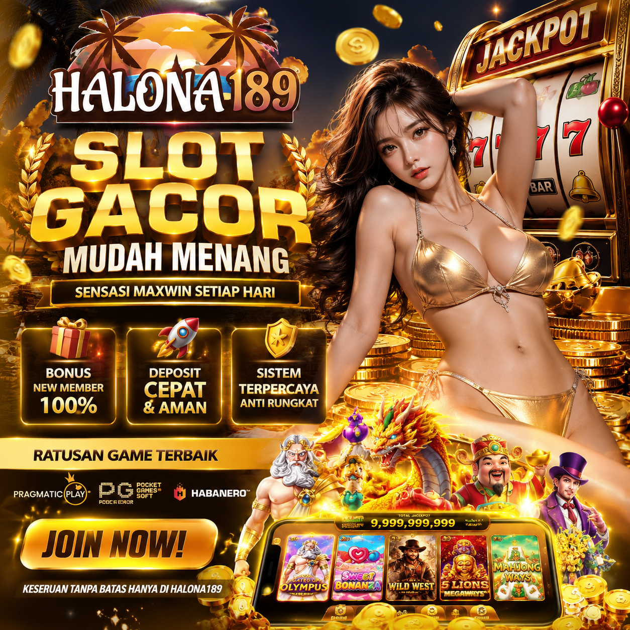 HALONA189 > Rekomendasi Situs Resmi Slot Gacor Jackpot Hari Ini